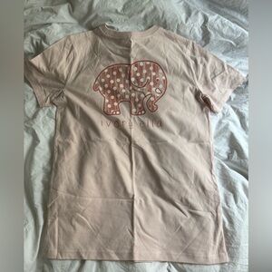 Ivory Ella Pale Pink Crystal Dots Pocket Tee